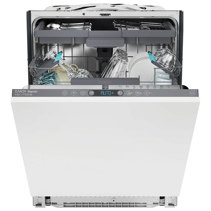 Candy CI 6C4F1PA Rapido Lavastoviglie Incasso 16 coperti Classe C 44 dB 8 programmi Wi-Fi Bluetooth (82x60x55 cm) colore Antracite