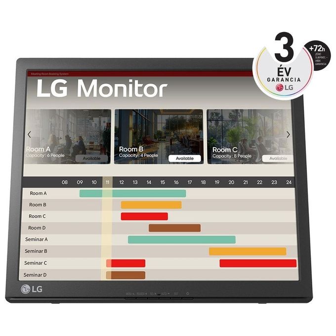 LG 17BR30T-BAWM Monitor PC Touch Screen LCD 17'' 1280 x 1024 Pixel 5 ms 75 Hz colore Nero