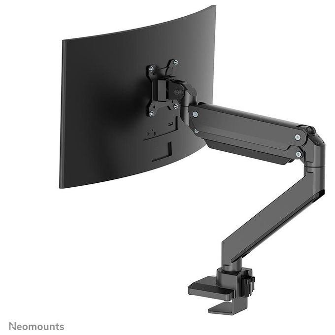 Neomounts NM-D775BLACKPLUS Braccio per Monitor 10-49'' con Molla a Gas Regolabile in Altezza e Rotazione 360° colore Nero