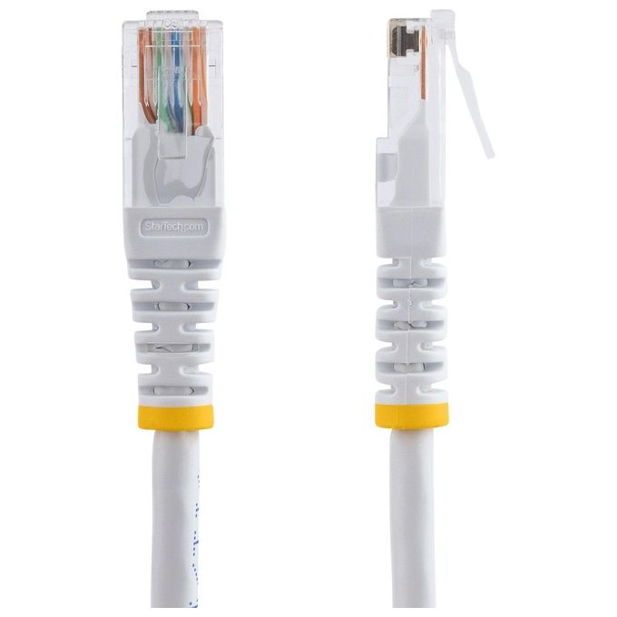 StarTech.com Cavo Patch Utp Cat5e Modellato Colore Bianco