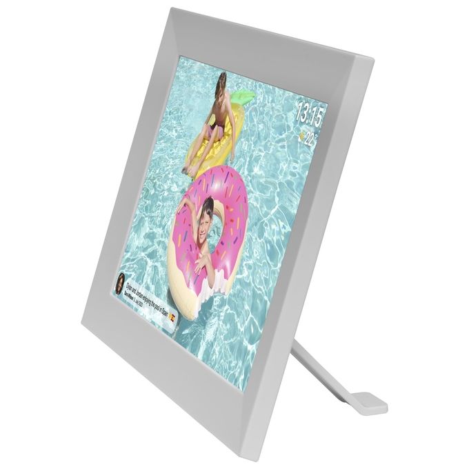 Denver PFF-1024W Frameo Cornice Digitale 10.1'' IPS 1280x800 16GB WiFi Touchscreen microSD colore Bianco