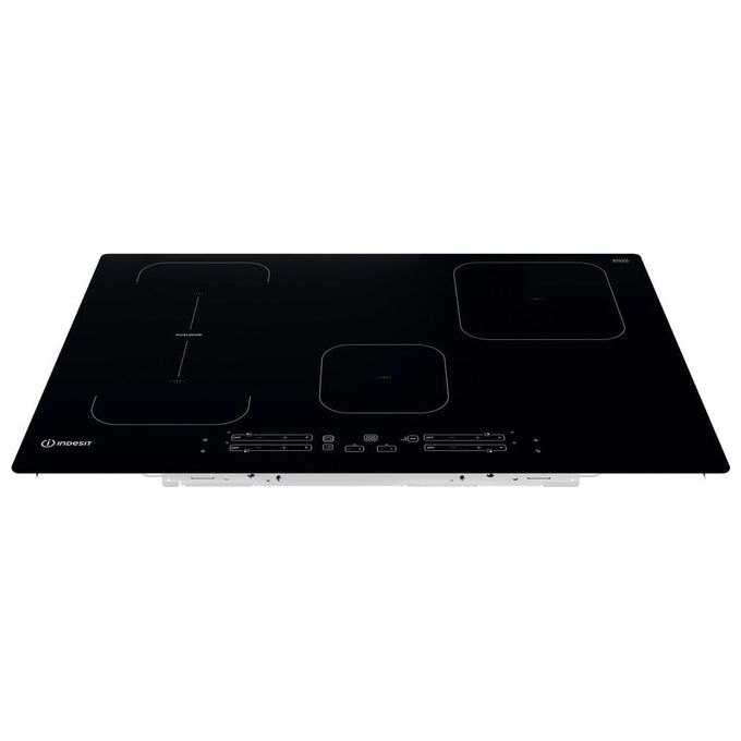Indesit IB21B77NE Piano cottura a induzione 77 cm 4 zone PushandGo DualZone Touch 7200 W colore Nero
