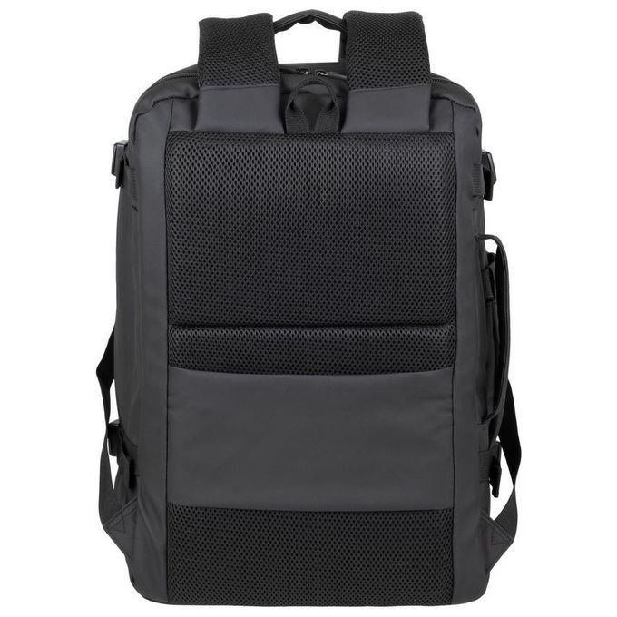 Rivacase 8465 Tegel Zaino da Viaggio per Notebook fino a 17,3'' con Scomparto Imbottito e Materiale ECO-FRIENDLY RPET colore Nero