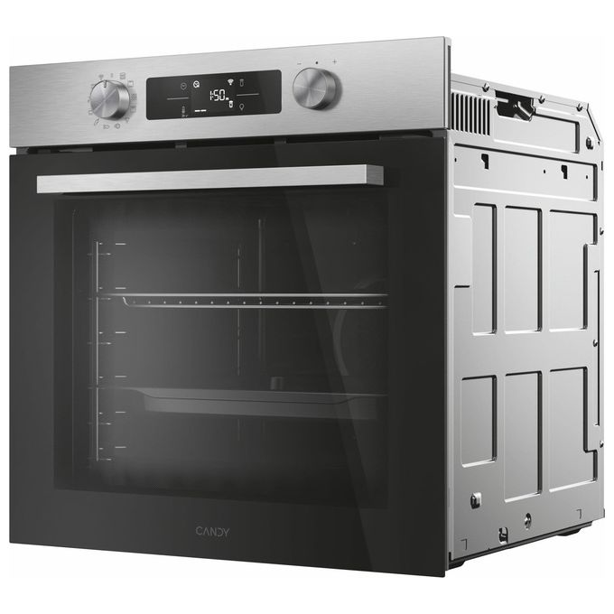 Candy 33703828 New Moderna Forno da incasso Elettrico 78 L Classe A++ Controllo Touch Wi-Fi hOn Autopulizia Idrolitica (59.5x59.5x56.8 cm) colore Nero Acciaio inox