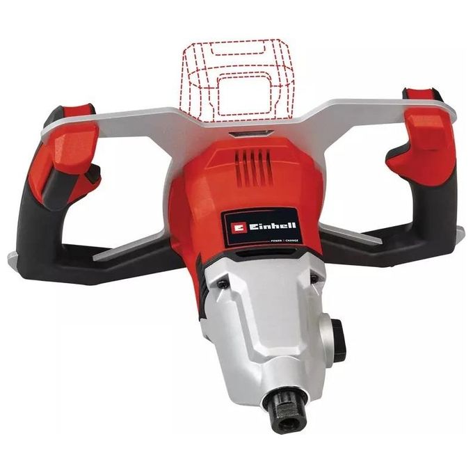 Einhell 4258770 Power X-Change Miscelatore a Batteria 18V Brushless 2 Velocita' 720 min-1 Agitatore Ø120mm colore Nero