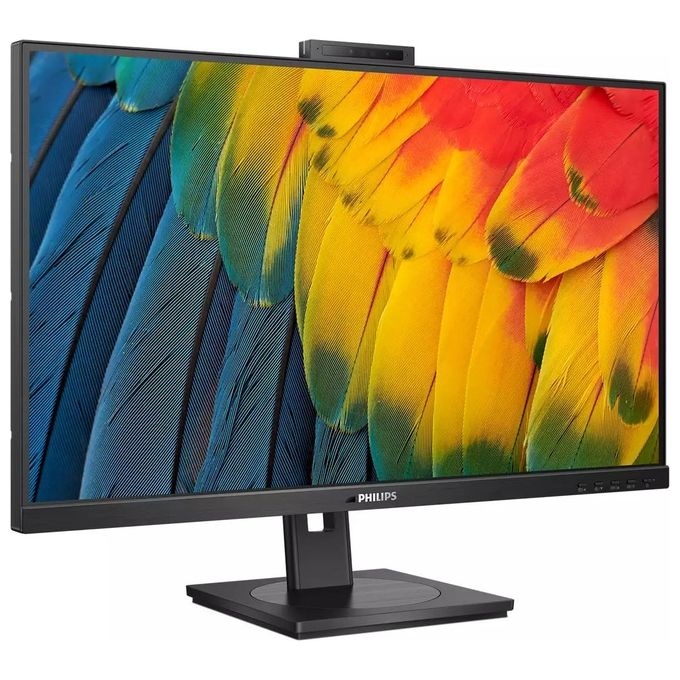 Philips 24B1U5301H-00 Serie 5000 Monitor PC 23.8'' IPS Full HD 1920x1080 USB-C 90W Webcam 5MP Hub USB 3.2 HDMI DisplayPort colore Nero