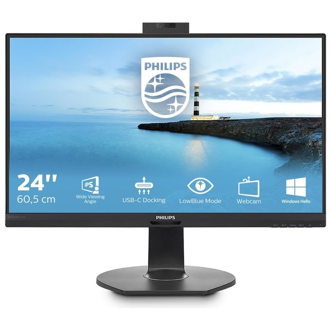 Philips Monitor 23.8'' LED IPS 241B7QUBHEB - 00 1920x1080 Full HD Tempo di Risposta 5 ms