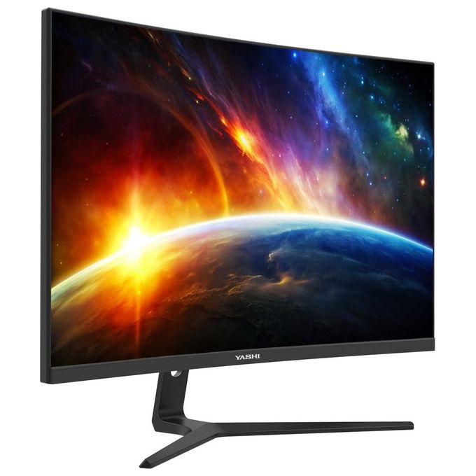 Yashi YZ3230 Pioneer Monitor Curvo 32'' 2K 180Hz 1ms MPRT FreeSync Premium VESA 2xDP 2xHDMI colore Nero