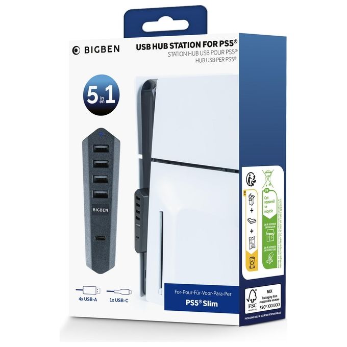 Big Ben Hub per PlayStation 5 Slim Nero