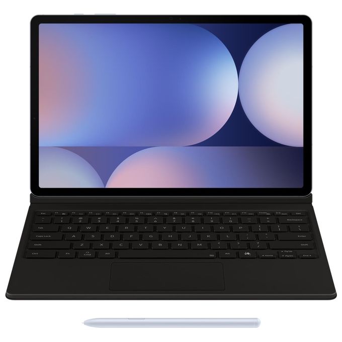 Samsung EF-DX825BBEGIT Book Cover Keyboard per Galaxy Tab S10+ S9+ S9 FE+ con Tastiera Italiana Touchpad 80 Tasti Nero