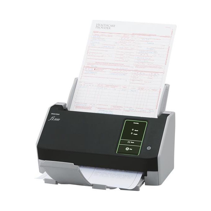 Ricoh 4939761313615 fi-8040 Scanner ADF Duplex 40 ppm 80 ipm Touch Screen 600 x 600 DPI colore Nero Grigio