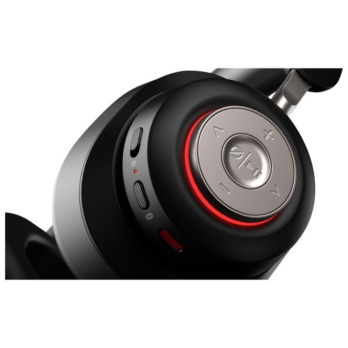 Kensington K83452WW Cuffie over-ear Bluetooth H3000 Cancellazione Rumore Attiva con AI Durata Batteria 60 h Connessione Bluetooth 5.2 colore Nero