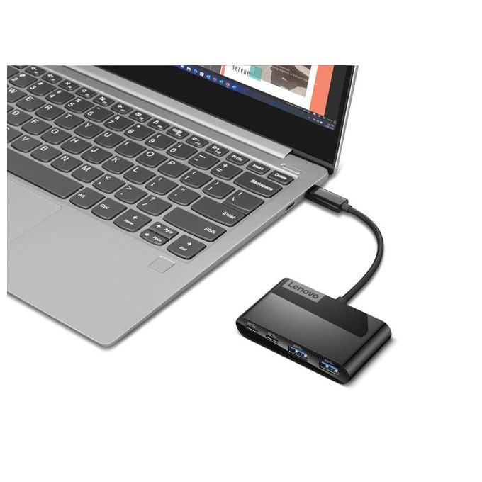 Lenovo Select USB Type-C 4-Port USB-Hub Nero