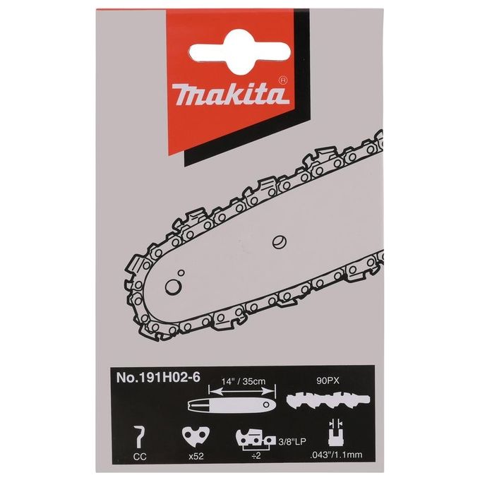 Makita 191H02-6 Catena per Motosega 35cm 1.1mm 3-8  HM