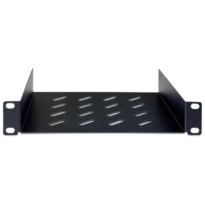 Digitus DN-10-TRAY-2-B Ripiano per Armadio Rack 10'' 1U Profondita' 200mm Capacita' 25 Kg Lamiera Perforata colore Nero