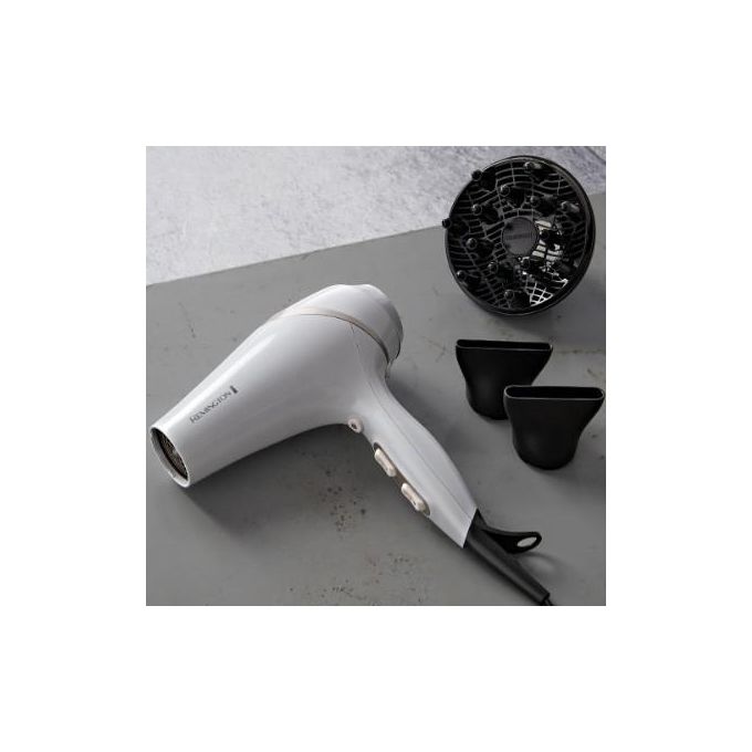 Remington AC8901 HYDRAluxe Asciugacapelli 2300 W Ceramica Ionica 2 velocita' 3 temperature Diffusore e Concentratore colore Nero