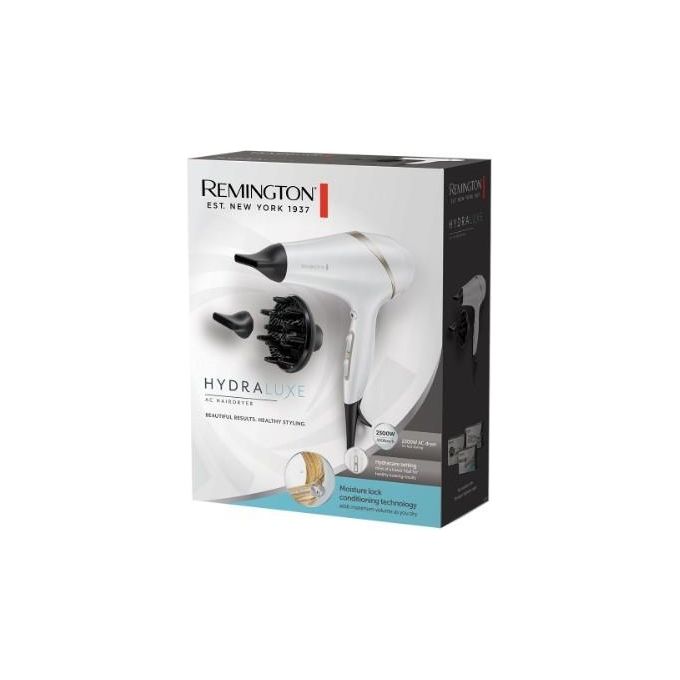 Remington AC8901 HYDRAluxe Asciugacapelli 2300 W Ceramica Ionica 2 velocita' 3 temperature Diffusore e Concentratore colore Nero