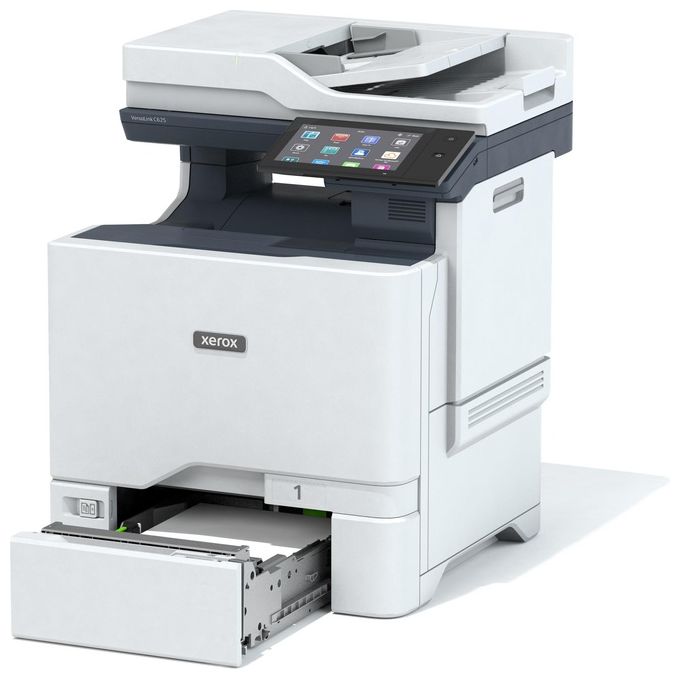 Xerox C625V_DN VersaLink C625 Stampante Multifunzione Laser a Colori A4 50 ppm Duplex Automatico con Touchscreen 7 pollici Wi-Fi Opzionale Ethernet Gigabit NFC colore Nero