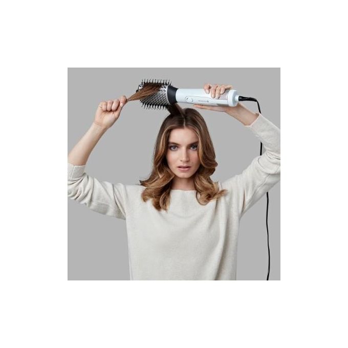 Remington AS8901 HYDRAluxe Spazzola ad Aria Calda Volumizzante 1200 W Ceramica Ionica 3 Temperature 2 Velocita' colore Nero Rose Gold Bianco