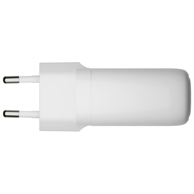 Dbramante1928 CI65EUWH7100 re-charge Caricabatterie da Parete 65 W USB-C e USB-A colore Bianco