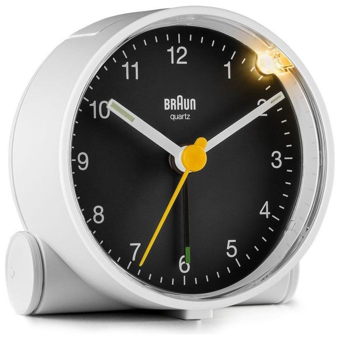 Braun BC 01 WB Sveglia al Quarzo Bianco