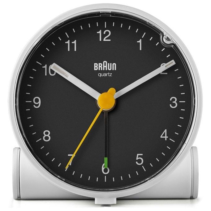 Braun BC 01 WB Sveglia al Quarzo Bianco