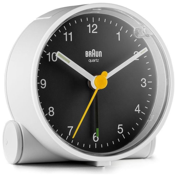 Braun BC 01 WB Sveglia al Quarzo Bianco