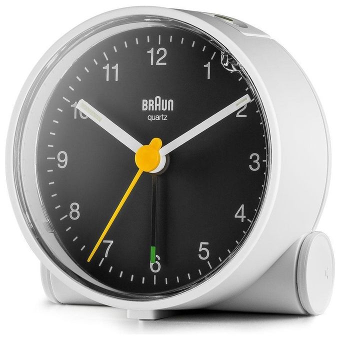 Braun BC 01 WB Sveglia al Quarzo Bianco