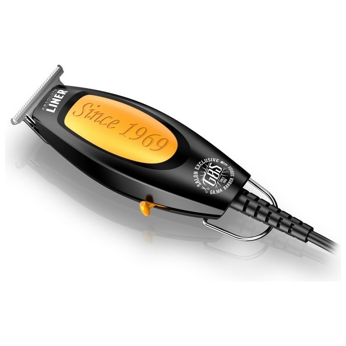 Ga.ma SMB5026 Barber Series Regolabarba T Blade lama inox 35mm 3 regolazioni 0.3 2.3 3.5mm cavo 2.5m colore Nero