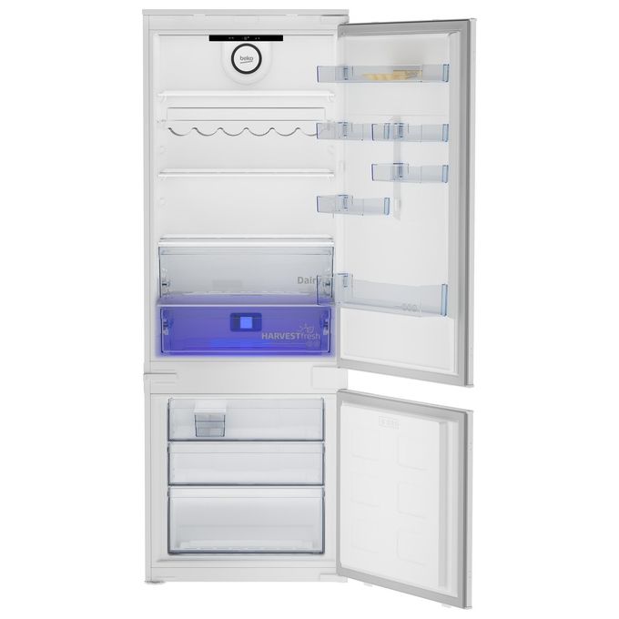 Beko BCSE400E40SN HarvestFresh Frigorifero Combinato da Incasso 400 L 194 cm Classe E 35 dB CoolRoom Compressore Inverter colore Bianco