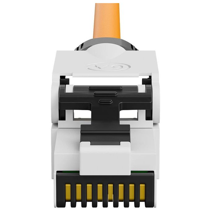 Digitus DN-93633 Connettore Toolless RJ45 Cat 6a UTP Cavo Rigido e Flessibile 10 Gigabit Ethernet colore Nero
