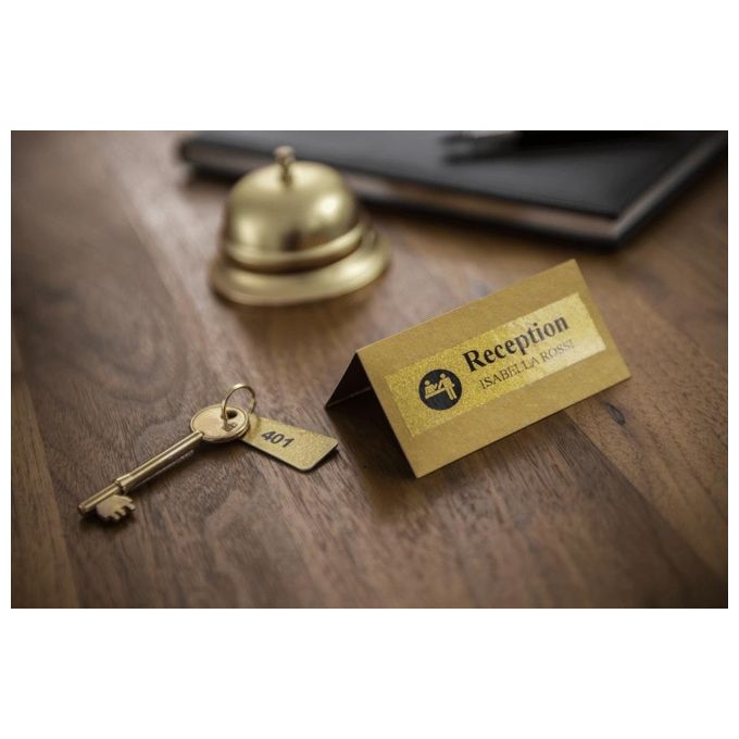 Brother TZEPR851 Nastro Laminato Premium per Etichettatrici P-Touch 24 mm x 8 m colore Oro