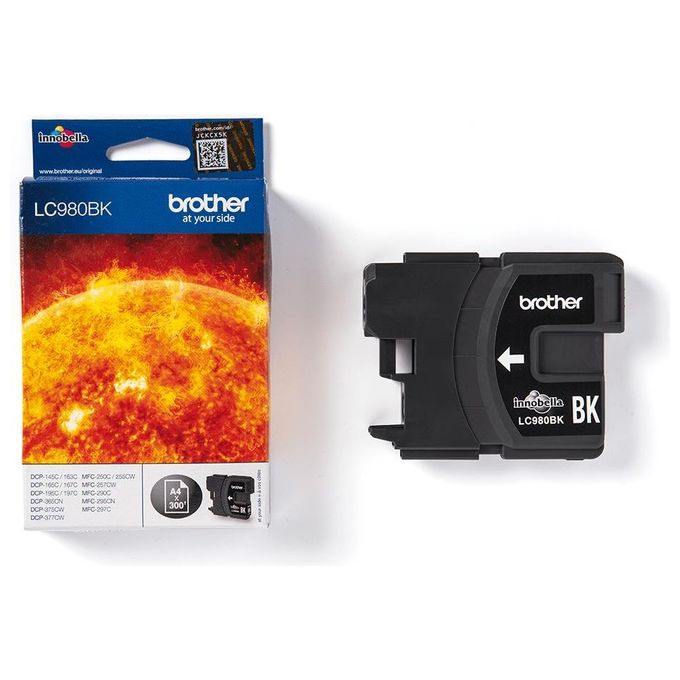Brother LC-980BK Nero DCP-165C Inkjet - getto dinchiostro Cartuccia originale