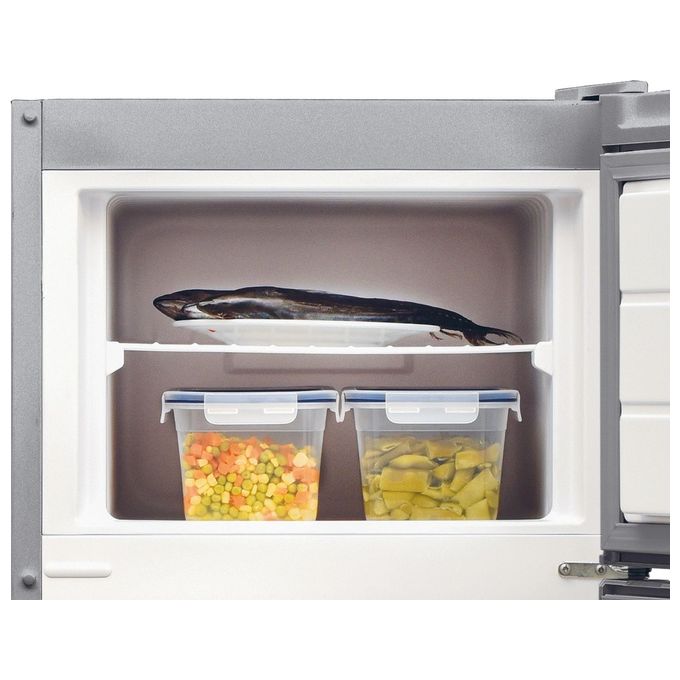 Candy CDV1S514FS Frigorifero Doppia Porta 212 L 145 cm Classe F 41 dB Statico Libera Installazione colore Argento