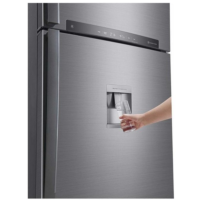 LG GTF916PZPED Frigorifero Doppia Porta 592 L 184 cm Classe E 38 dB Total No Frost Wi-Fi Dispenser Acqua colore Platino