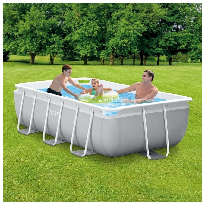 Intex Piscina 26784 Prisma Metal Frame Rettangolare Filtro A1 300X175X80