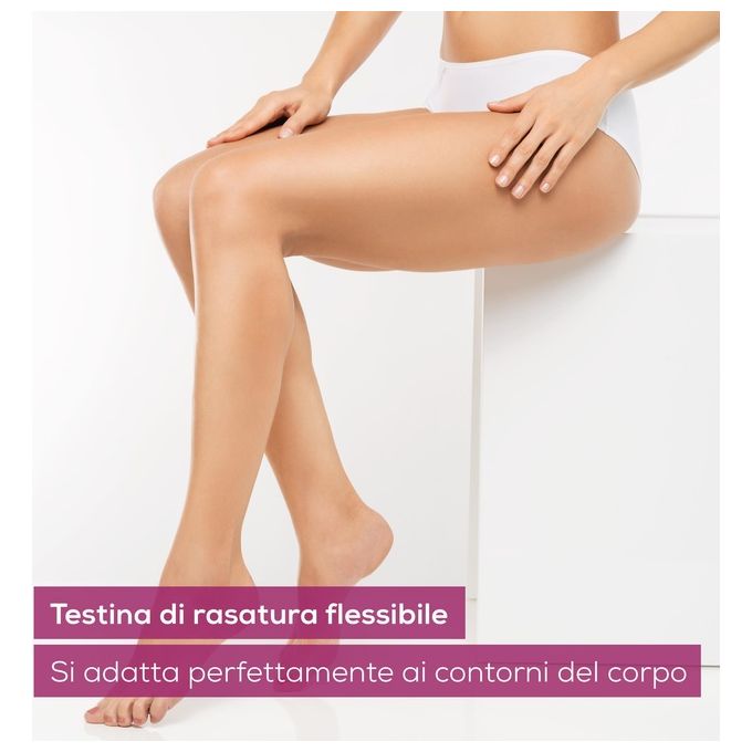 Beurer HL 36 Rasoio elettrico donna bagnato e asciutto 2 velocita' autonomia 60 min luce LED IPX7 colore Bianco Rosa