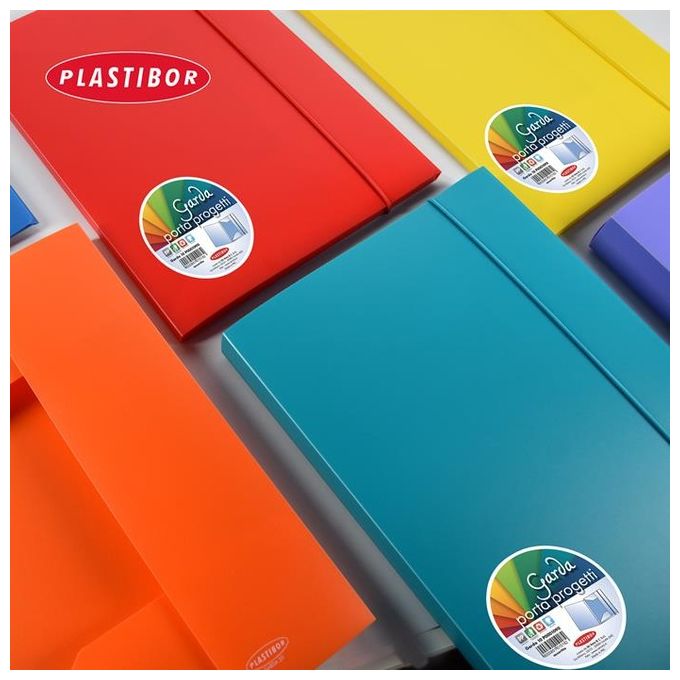 Plastibor Confezione 8 Cartelle 3 Lembi Garda 30 Assortite