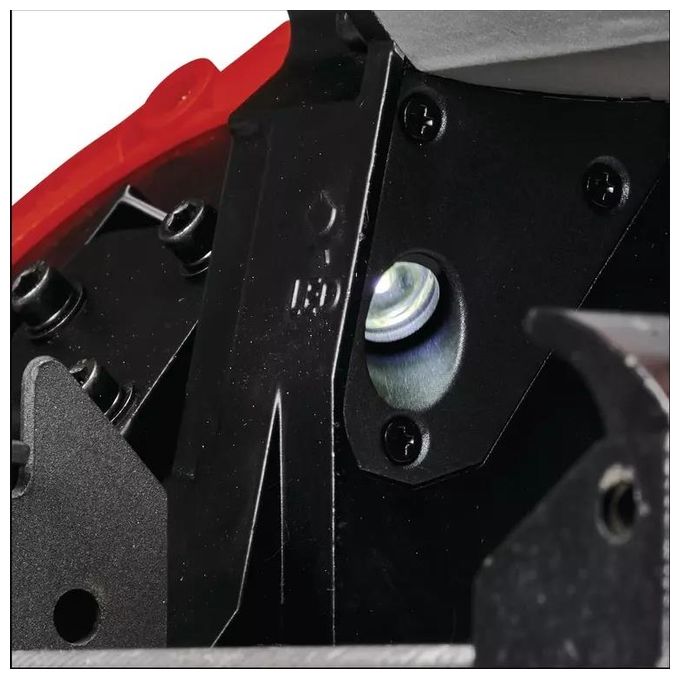 Einhell 4504216 Power X-Change Sega a nastro a batteria 18 V altezza taglio 115 mm larghezza taglio 127 mm luce LED cambio lama rapido colore Nero