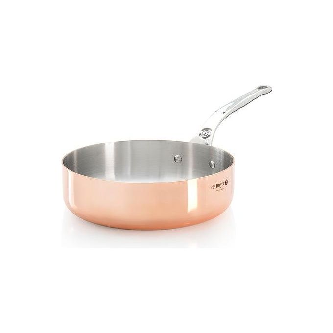 De Buyer Prima Matera Pentolino Rame-Inox 20cm Dritto per Induzione
