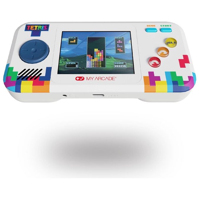 My Arcade DGUNL-7028 Tetris Pocket Player Pro Console da Gioco Portatile Schermo 2.75'' Alimentazione USB-C e Batterie AA colore Multicolore