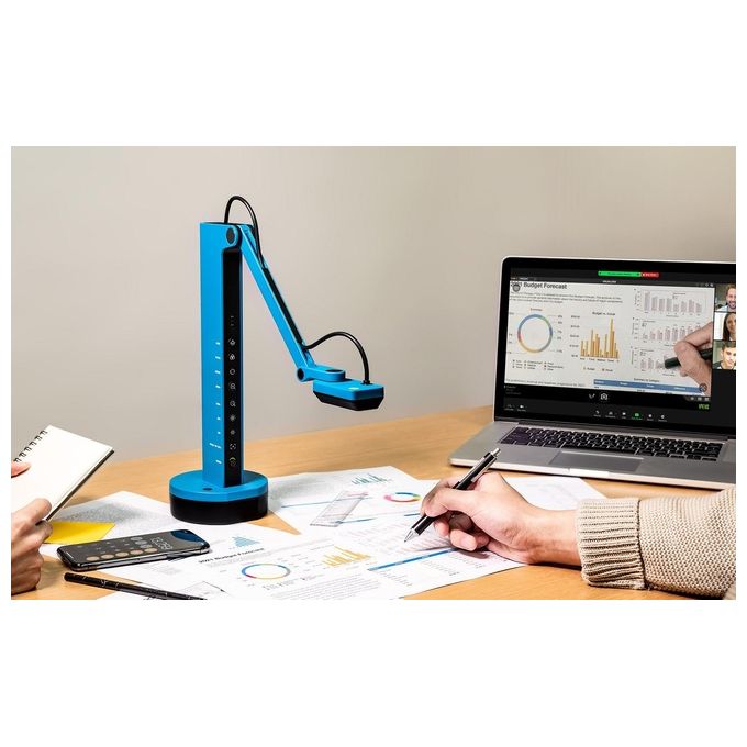 IPEVO B-011-0-08-00 VZ-X Fotocamera per Documenti 8 MP USB HDMI Wi-Fi colore Blu