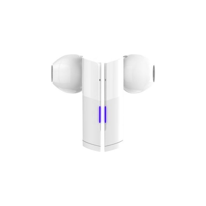 Meliconi Mysound Dart Pods Auricolari True Wireless Bluetooth 5.3 Bianche con LED