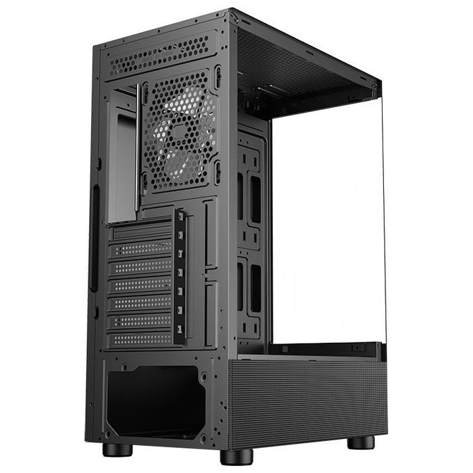 Itek ITGCASB33B SHOWBUI 33B PC Case Gaming Middle Tower ATX Vetro Temperato ARGB USB 3.0 colore Nero