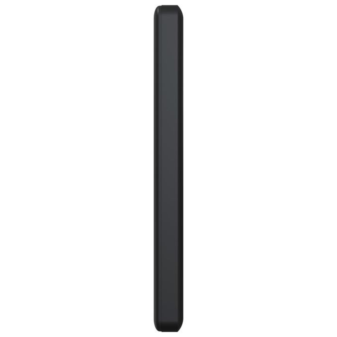 Techmade TM-WWQ73-MIL Milan Powerbank 5000 mAh Slim 7.9mm Wireless Magnetico MagSafe 15W USB-C 20W colore Nero