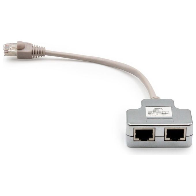 Digitus sdoppiatore schermato per cat. 5e per 2 linee rj45 (dn-93904)