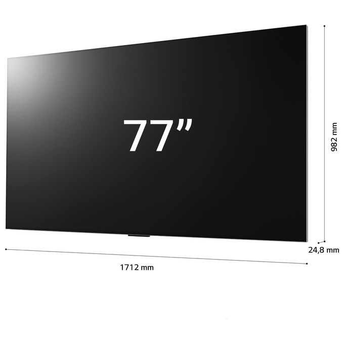 LG OLED77G45LW Serie G4 Smart TV 77'' 4K OLED evo Dolby Vision 4 HDMI 2.1 120Hz webOS 24 colore Argento