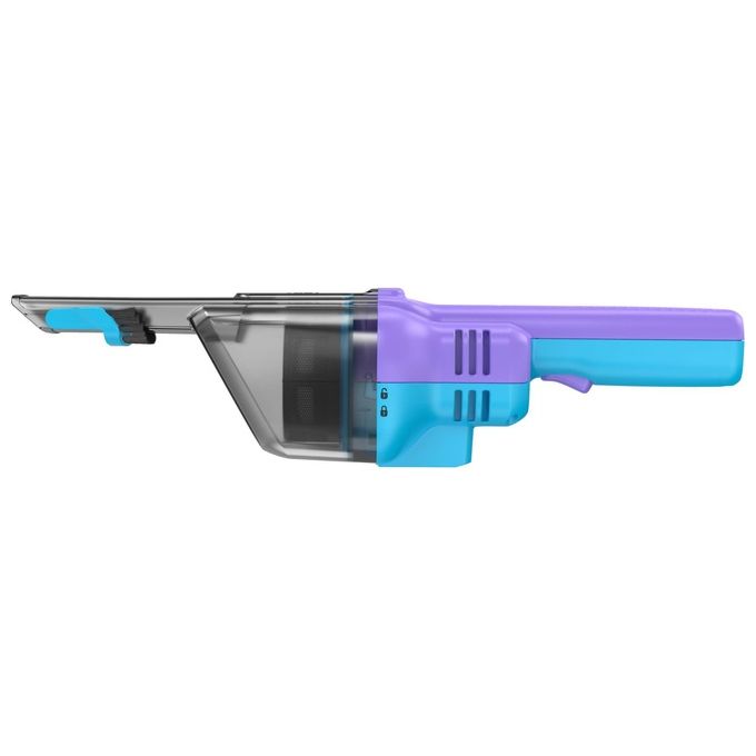Black+Decker NVD220BP-QW Aspirapolvere Senza Filo Senza Sacchetto 0,29 L autonomia 14 min colore Viola e Azzurro