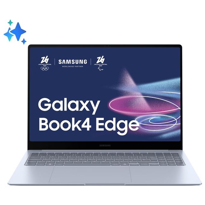 Samsung NP960XMA-KB1IT Galaxy Book4 Edge Notebook 16'' Snapdragon X Elite X1E-80-100 16GB 512GB SSD Windows 11 Home colore Blu