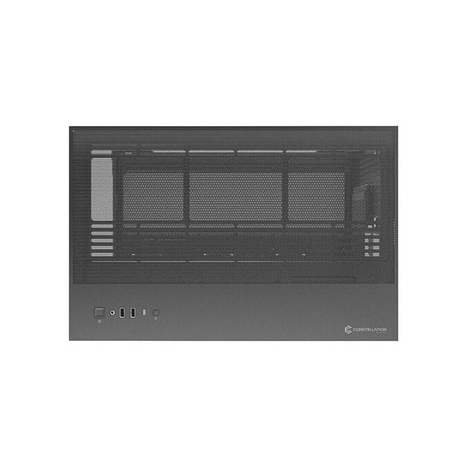 Antec 0-761345-10079-3 C8 Wood Case PC Full Tower ATX EATX ITX micro ATX con Finestra Laterale Vetro e Dettagli in Legno colore Nero Legno